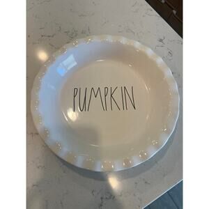 Rae Dunn Pumpkin Pie Plate